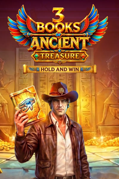 3 Books Of Ancient Treasure (Hold and Win)